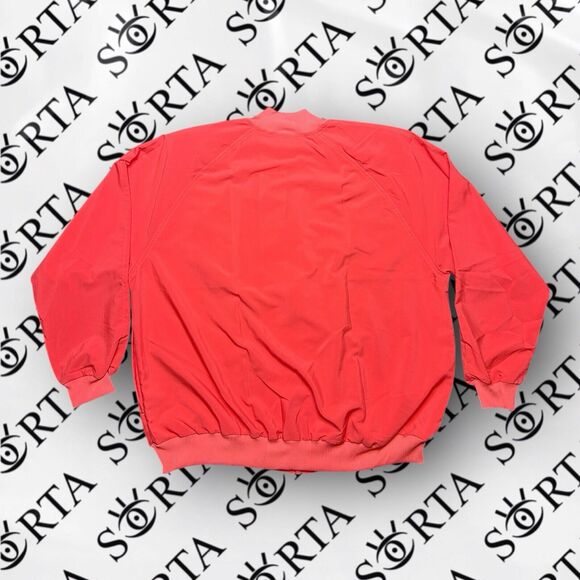 VTG 1993 Prince Tennis Salmon Pink Lightweight Zip Up Windbreaker Size L NWT - Picture 2 of 13